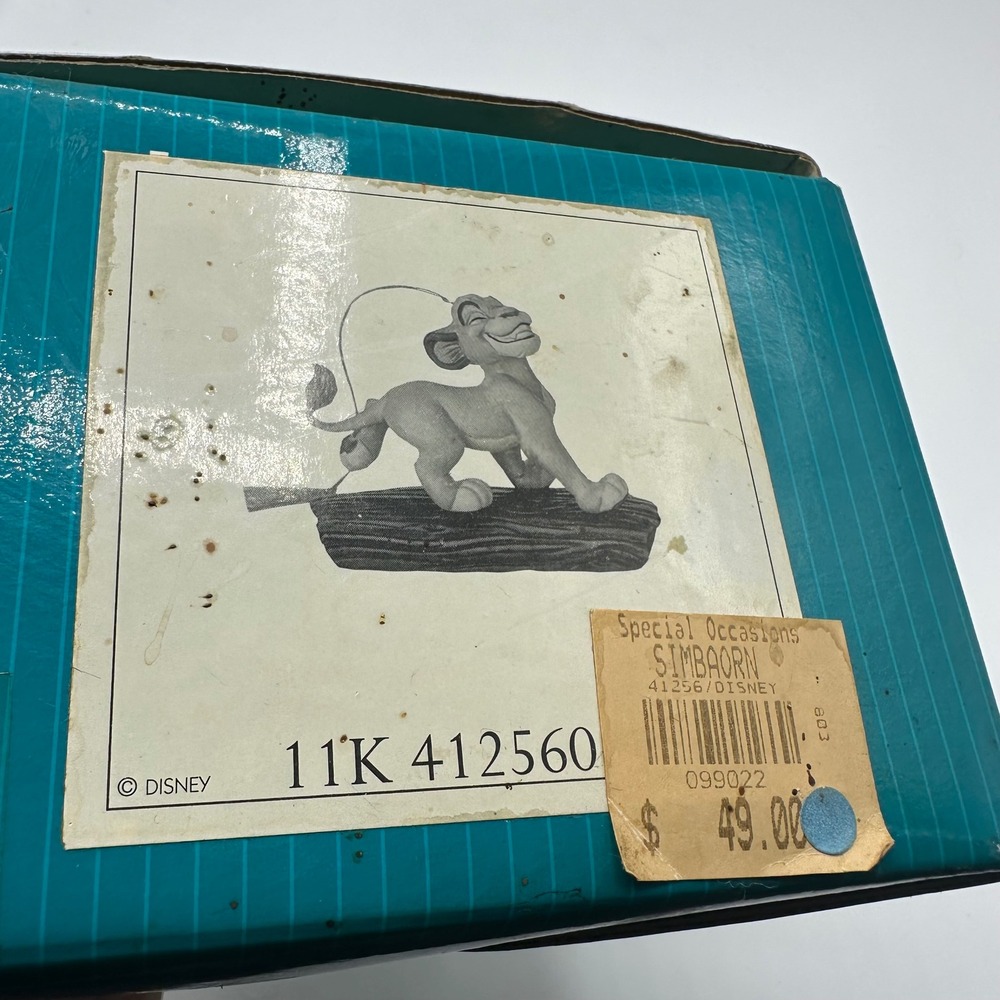 Walt Disney Classics Collection WDCC Simba Ornament Lion King Hakuna Matata COA - Picture 8 of 10